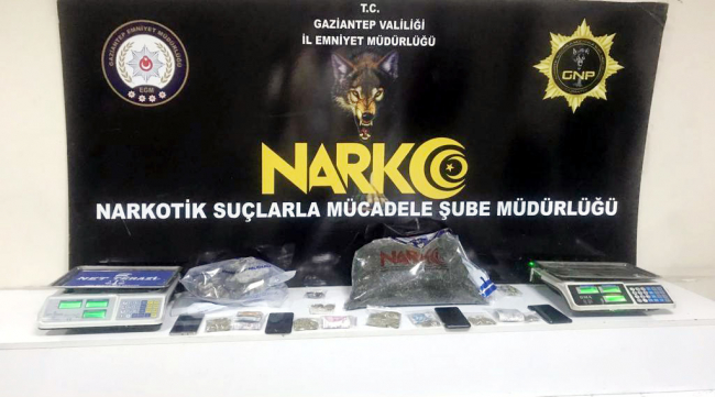 Gaziantep'te uyuşturucu operasyonu: 11 gözaltı